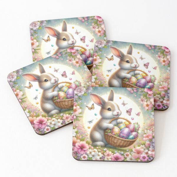 Artikelvorschau, Osterhase mit Eierkorb entworfen und verkauft von Expressions-Sel.