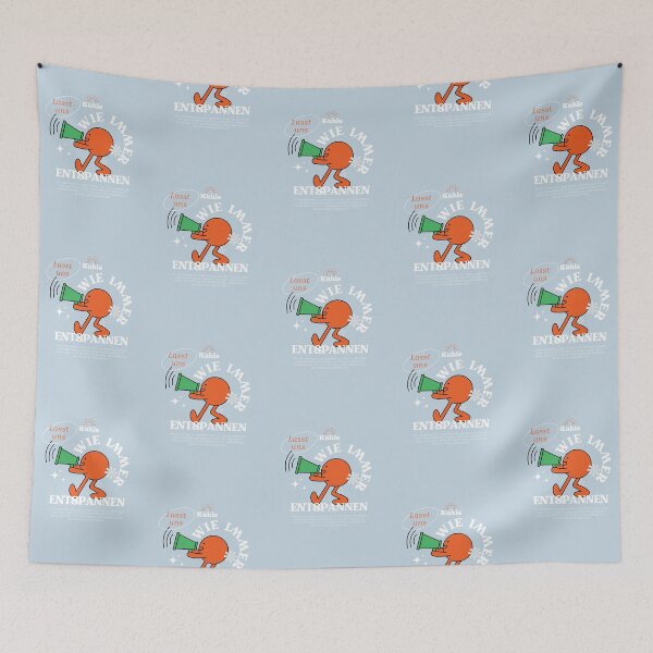 Item preview, Lass uns wie immer entspannen | Pastel Blue Background designed and sold by RM-Journey.