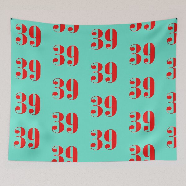 Item preview, NUMBER 39 IN RED COLOR designed and sold by solgel47.
