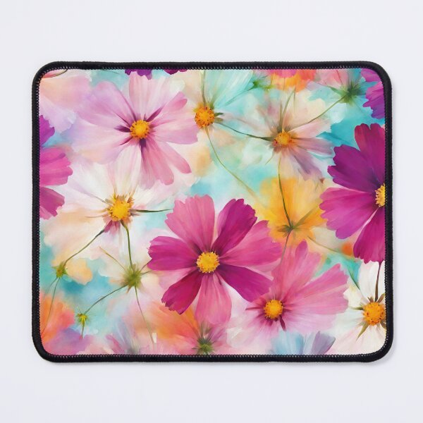 Item preview, Cosmos flowers seamless pattern designed and sold by NingningS.