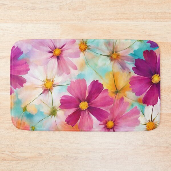 Item preview, Cosmos flowers seamless pattern designed and sold by NingningS.