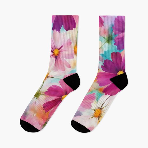 Item preview, Cosmos flowers seamless pattern designed and sold by NingningS.