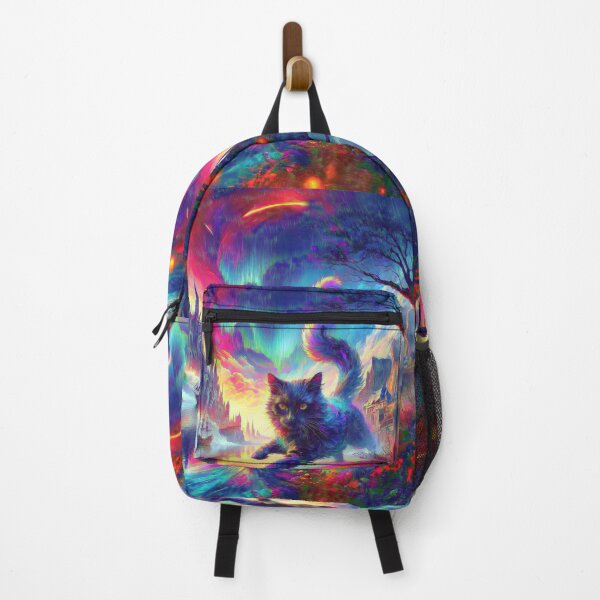 Item preview, Stylised castle and cat. DeepDream designed and sold by blackhalt.