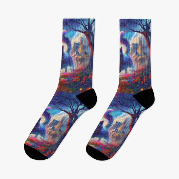Item preview, Stylised castle and cat. DeepDream designed and sold by blackhalt.