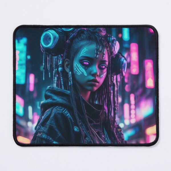 Item preview, Kawaii Cyberpunk Witch, Portrait, Poster Art designed and sold by Burn-Ego.