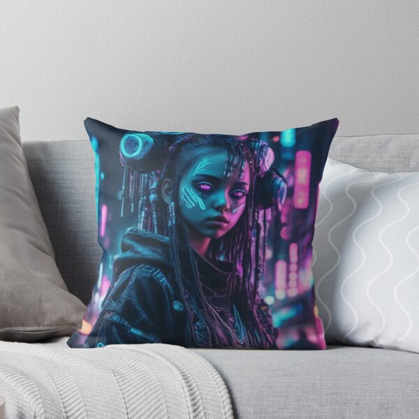 Item preview, Kawaii Cyberpunk Witch, Portrait, Poster Art designed and sold by Burn-Ego.