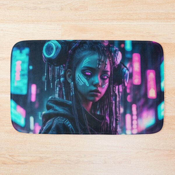 Item preview, Kawaii Cyberpunk Witch, Portrait, Poster Art designed and sold by Burn-Ego.