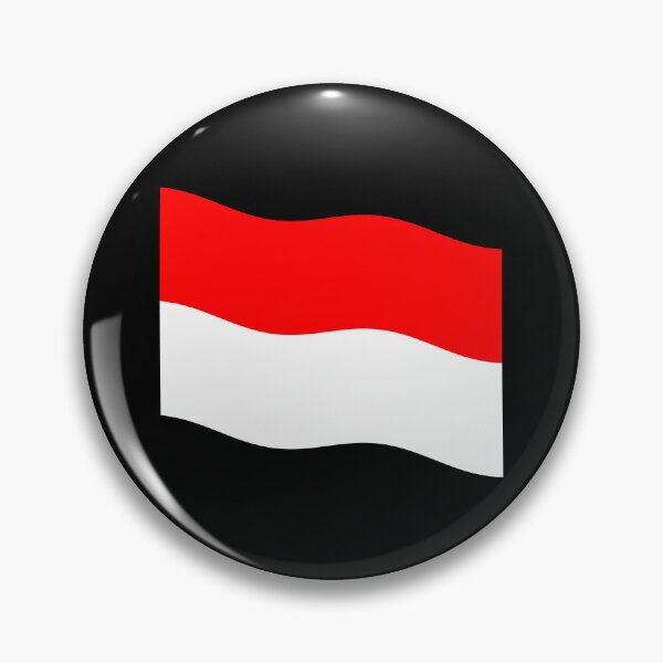 Item preview, Indonesia Flag Waving Patriotic Indonesian Flags designed and sold by Maljonic.