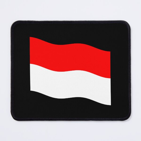 Item preview, Indonesia Flag Waving Patriotic Indonesian Flags designed and sold by Maljonic.