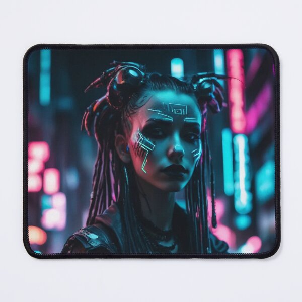 Item preview, Cyberpunk Techno Witch, Portrait, Poster Art designed and sold by Burn-Ego.