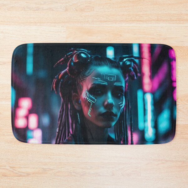 Item preview, Cyberpunk Techno Witch, Portrait, Poster Art designed and sold by Burn-Ego.