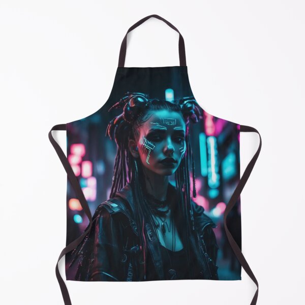 Item preview, Cyberpunk Techno Witch, Portrait, Poster Art designed and sold by Burn-Ego.