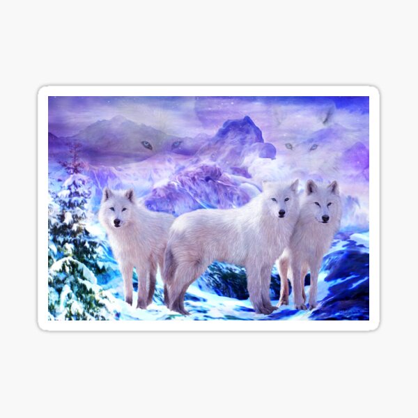 Item preview, Spirit Of The Arctic Wolf designed and sold by Carol  Cavalaris.