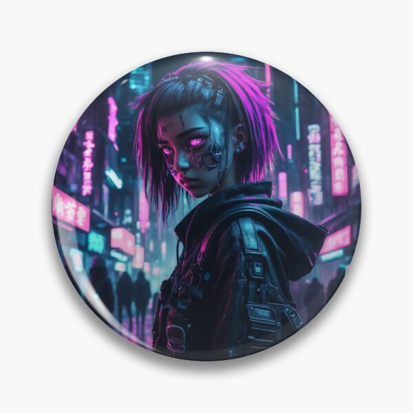 Item preview, Cyberpunk Urban Witch, Portrait, Poster Art designed and sold by Burn-Ego.