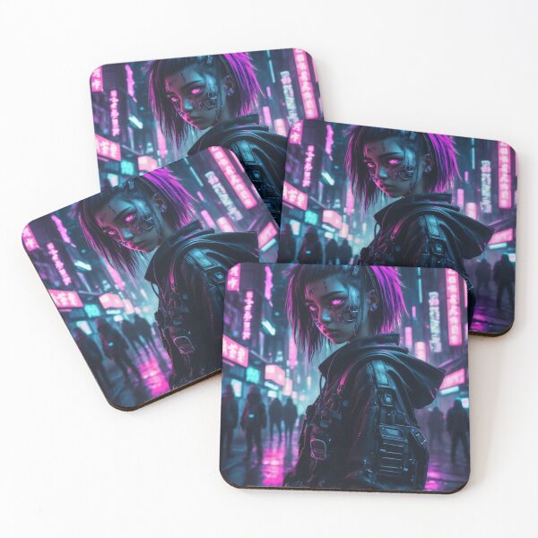 Item preview, Cyberpunk Urban Witch, Portrait, Poster Art designed and sold by Burn-Ego.