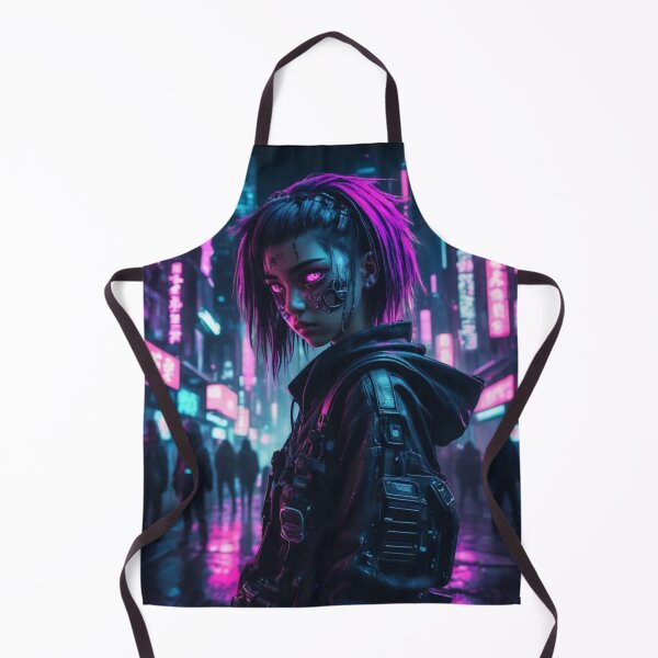 Item preview, Cyberpunk Urban Witch, Portrait, Poster Art designed and sold by Burn-Ego.