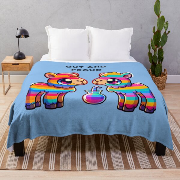 Aperçu de l'œuvre Deux chameaux arc-en-ciel gay créée et vendue par seahorse crossing.