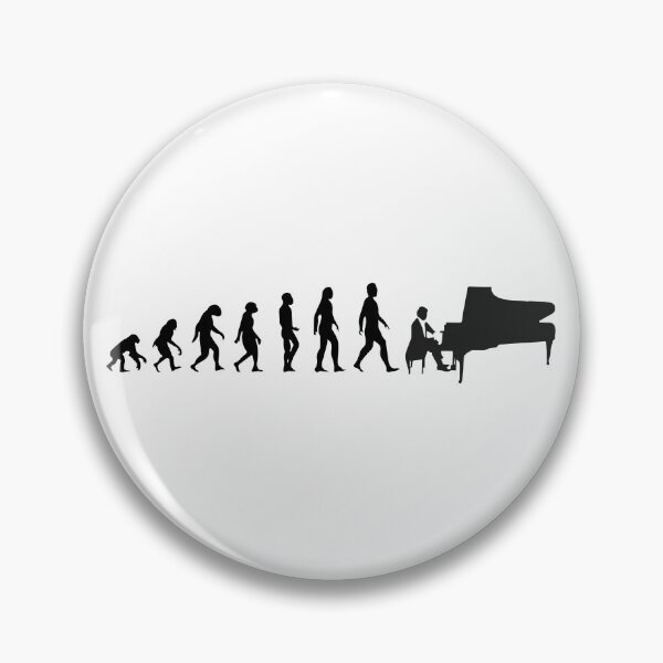 Item preview, Evolution of Man - Pianist designed and sold by Hot-Proper-Tees.