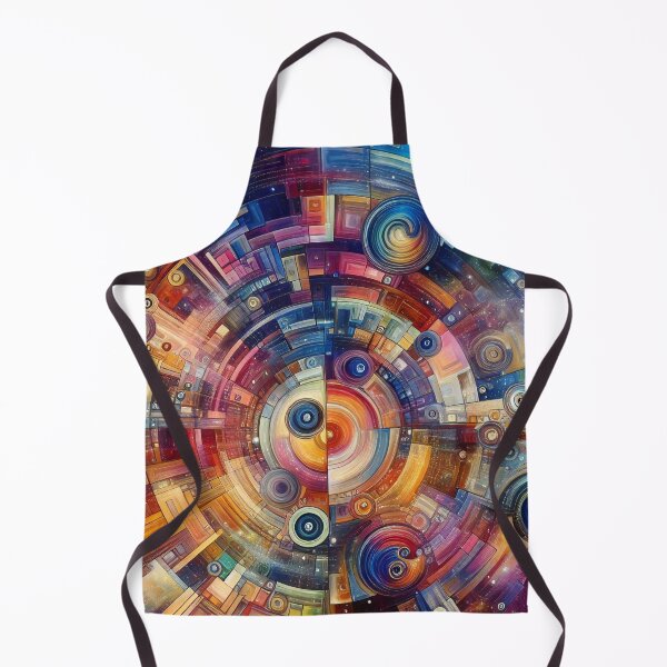 Item preview, Spiral Vortex Abstract Artistry in Cosmic Colours designed and sold by ArtComixHaven.