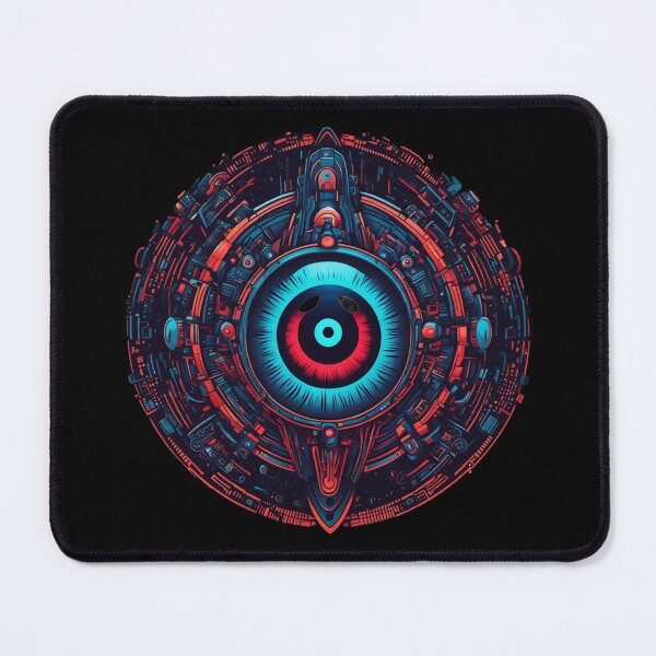 Item preview, Cyberpunk Neon Evil Eye, Abstract Design designed and sold by Burn-Ego.