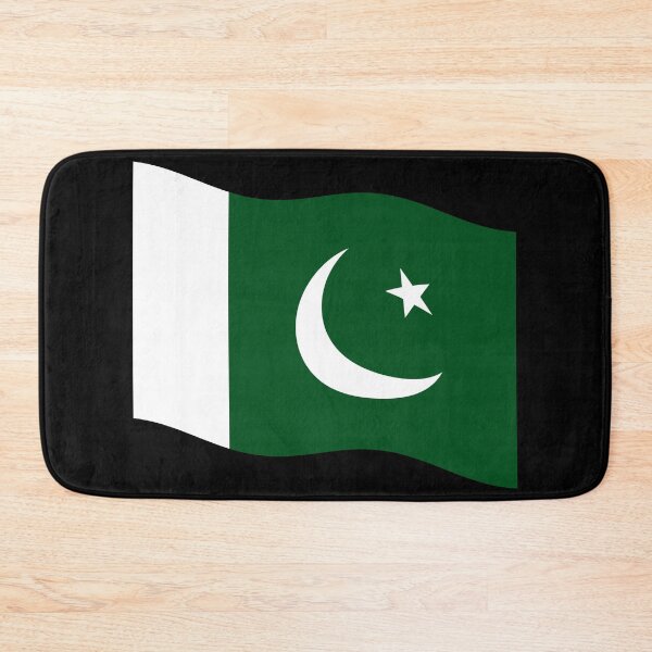 Item preview, Pakistan Flag Waving Patriotic Pakistani Flags designed and sold by Maljonic.
