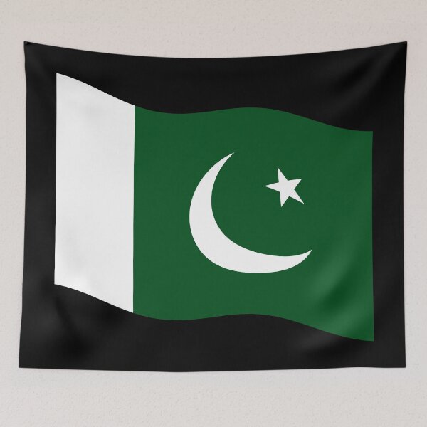 Item preview, Pakistan Flag Waving Patriotic Pakistani Flags designed and sold by Maljonic.
