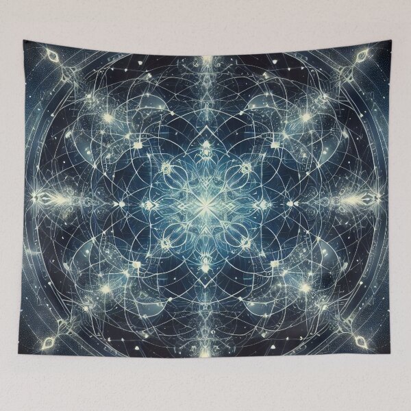 Item preview, Ethereal Starlight Tapestry Cosmic Dreams Duvet Cover designed and sold by ArtComixHaven.