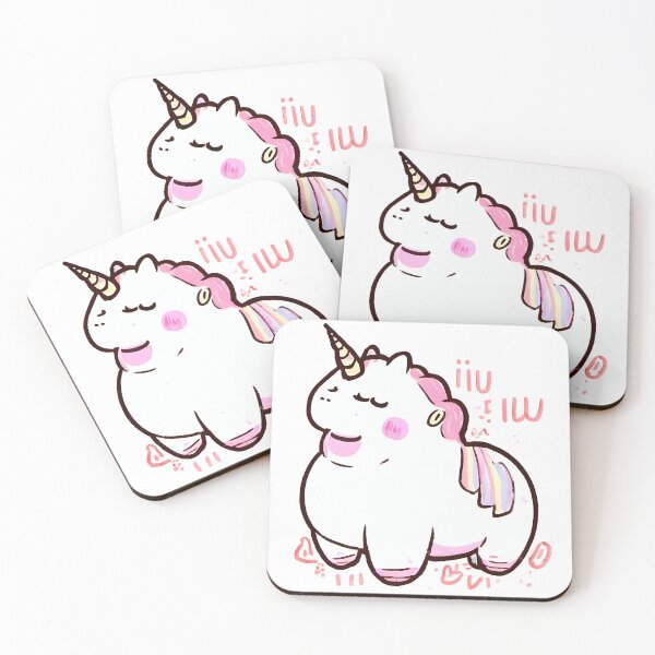 Item preview, Very Fatty Unicorn Scribble designed and sold by LKozerski.