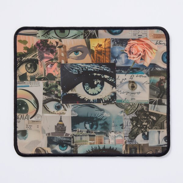 Item preview, Vintage Eye Collage: Aesthetic Wall Art designed and sold by Mystikos Art.