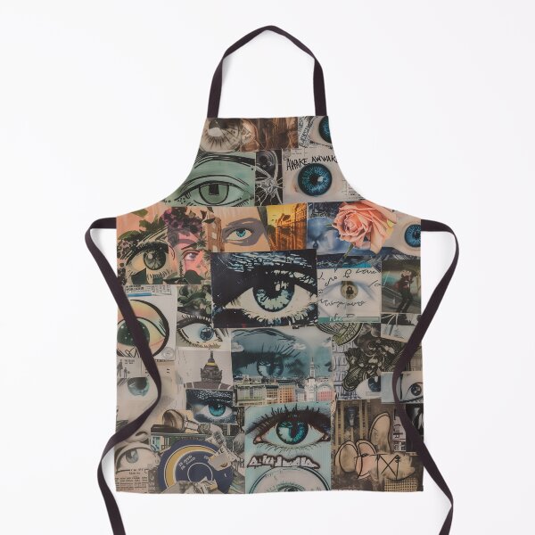Item preview, Vintage Eye Collage: Aesthetic Wall Art designed and sold by Mystikos Art.