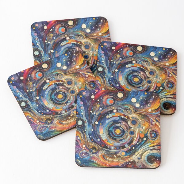 Item preview, Orbital Rhapsody Abstract Visions of Cosmic Spirals designed and sold by ArtComixHaven.