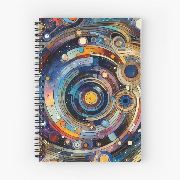 Item preview, Orbital Rhapsody Abstract Visions of Cosmic Spirals designed and sold by ArtComixHaven.