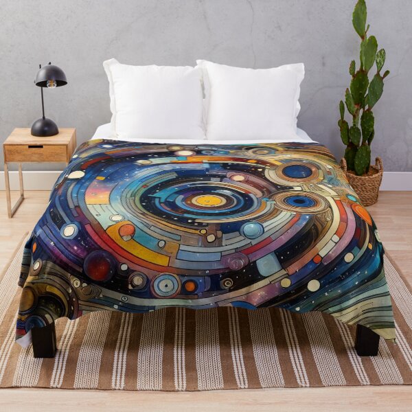 Item preview, Orbital Rhapsody Abstract Visions of Cosmic Spirals designed and sold by ArtComixHaven.