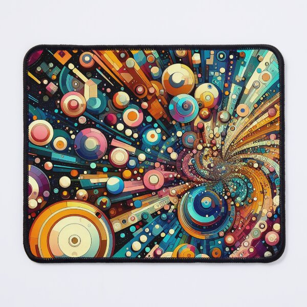 Item preview, Vivid Nexus Explosive Array of Abstract Circular Patterns designed and sold by ArtComixHaven.