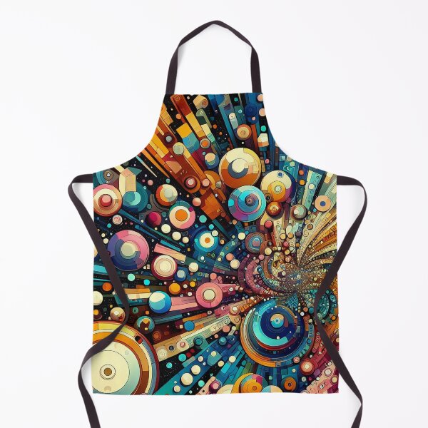 Item preview, Vivid Nexus Explosive Array of Abstract Circular Patterns designed and sold by ArtComixHaven.