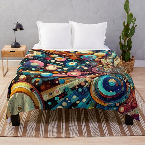 Item preview, Vivid Nexus Explosive Array of Abstract Circular Patterns designed and sold by ArtComixHaven.