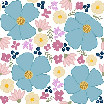 Artwork thumbnail, Spring Florals 01 by BellandyDesigns