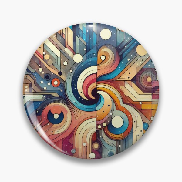 Item preview, Swirling Vortex Geometric Fusion of Art and Science designed and sold by ArtComixHaven.