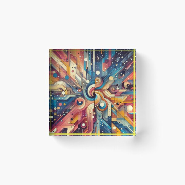 Item preview, Swirling Vortex Geometric Fusion of Art and Science designed and sold by ArtComixHaven.