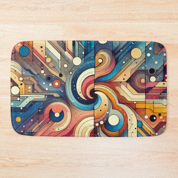 Item preview, Swirling Vortex Geometric Fusion of Art and Science designed and sold by ArtComixHaven.