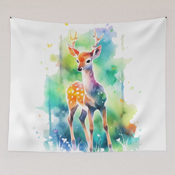 Item preview, baby deer designed and sold by maniabx.