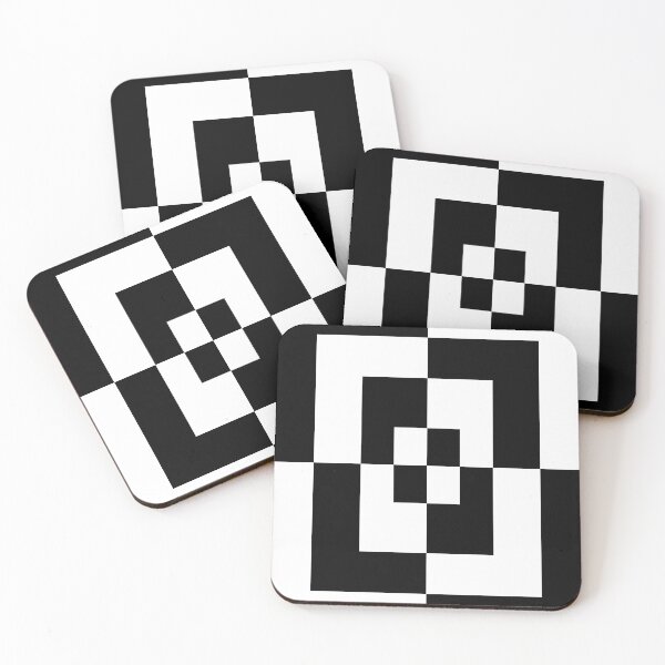 Item preview, Black and white rectangles designed and sold by Creative-Tin.