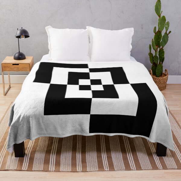 Item preview, Black and white rectangles designed and sold by Creative-Tin.