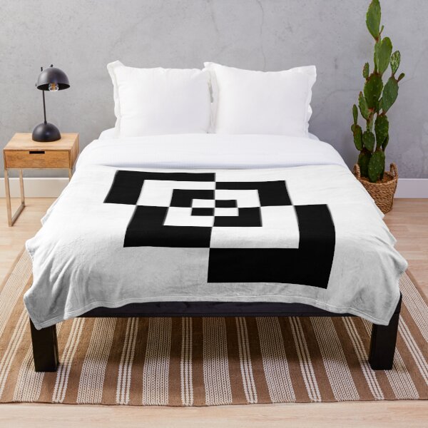 Item preview, Black and white rectangles designed and sold by Creative-Tin.