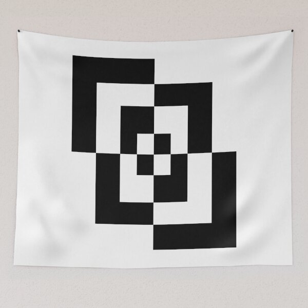 Item preview, Black and white rectangles designed and sold by Creative-Tin.