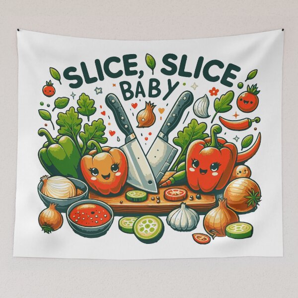 Item preview, Slice Slice, Baby (Cooking) designed and sold by plantlady-shop.