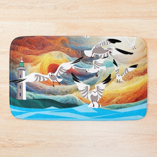 Item preview, SEABIRDS AND LIGHTHOUSE designed and sold by Tammera.