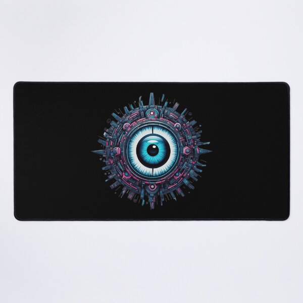 Item preview, Cyberpunk City Evil Eye, Abstract Design designed and sold by Burn-Ego.