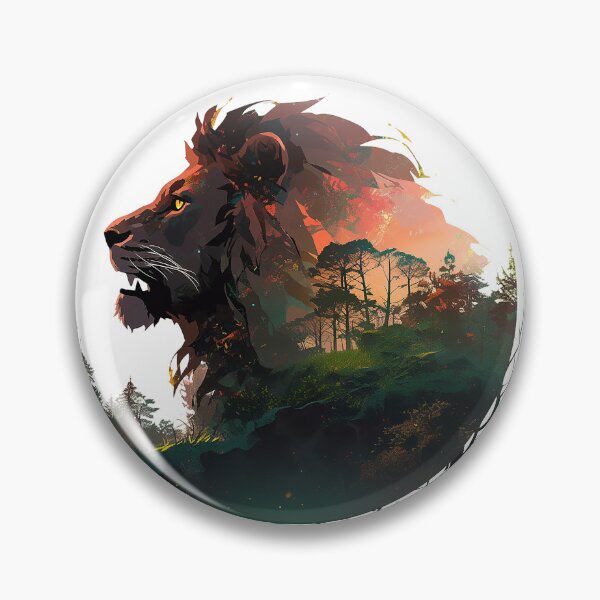 Item preview, lion head designed and sold by maniabx.