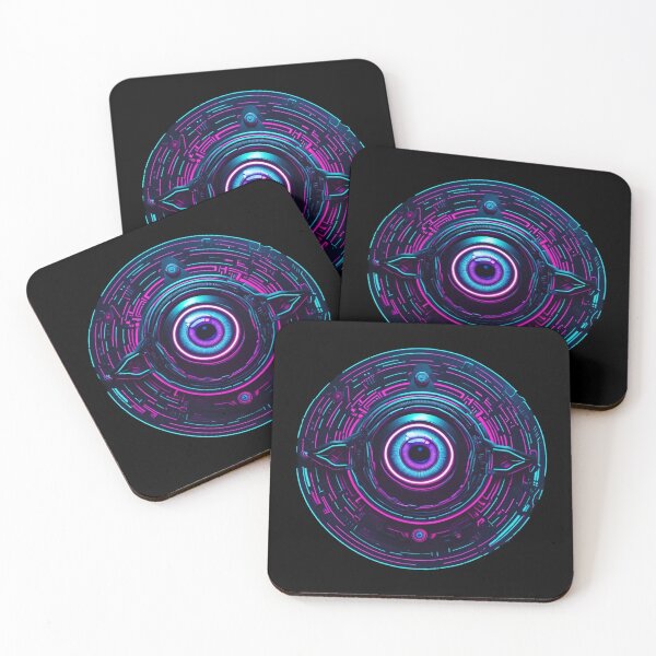 Item preview, Cyberpunk Evil Eye Design, Abstract Design designed and sold by Burn-Ego.